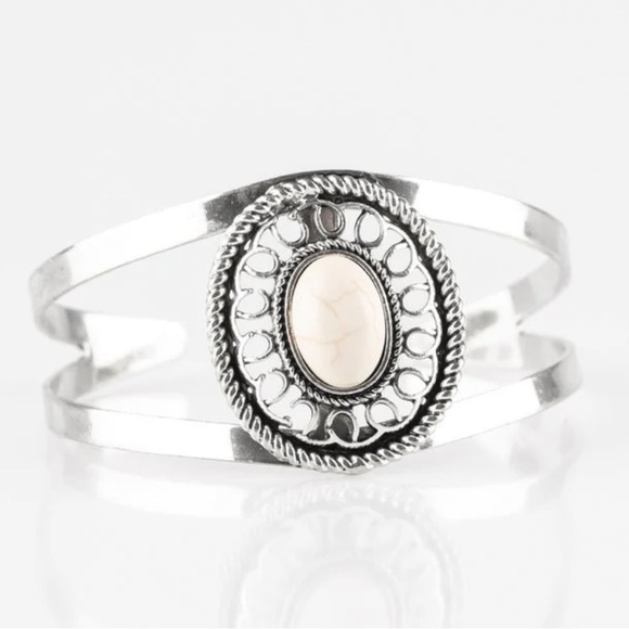 Elevate Your Style with Deep In The TumbleWeeds\' New White Cuff Bracelet!